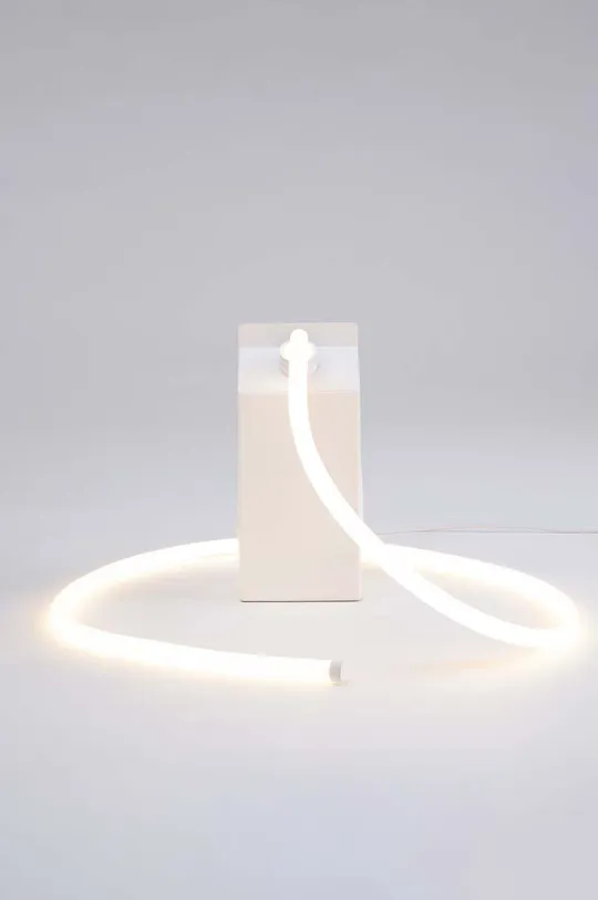 Seletti lampa ledowa Daily Glow Milk poliżywica