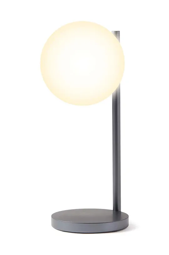 Λάμπα με ασύρματο φορτιστή Lexon Bubble Lamp Αλουμίνιο, Ύαλος