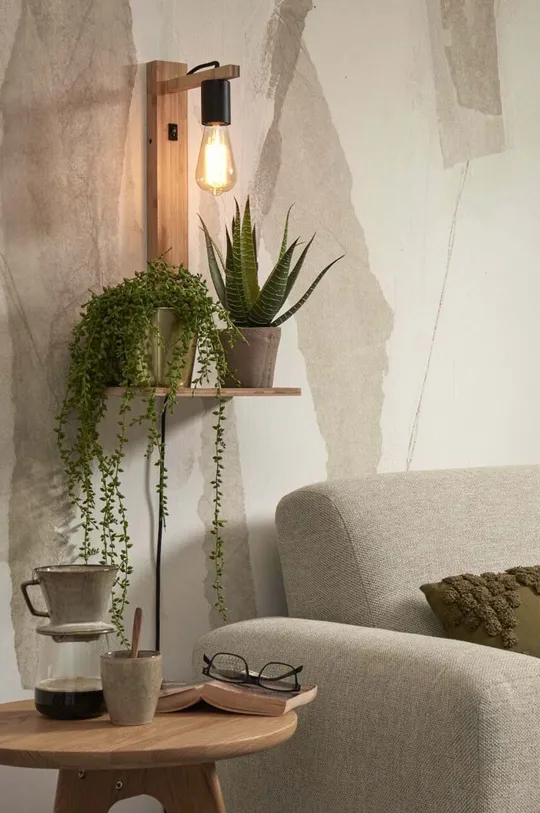 Good&Mojo lampada da parete con mensola Flores multicolore