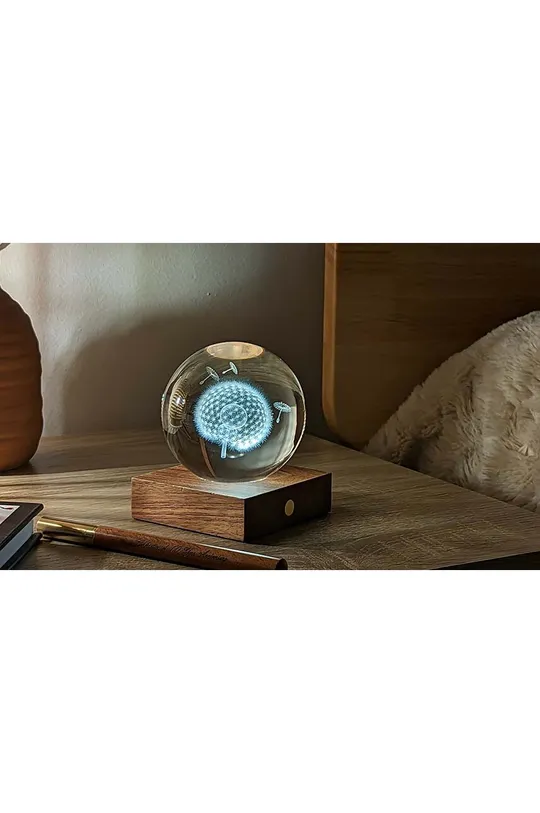 Led svetilka Gingko Design Amber Crystal Light pisana
