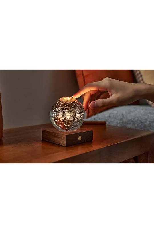 šarena Led lampa Gingko Design Amber Crystal Light