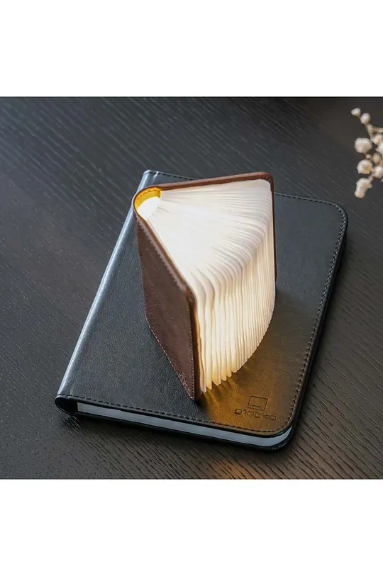 Λάμπα led Gingko Design Mini Smart Book Light Χαρτί, Τεχνητό δέρμα