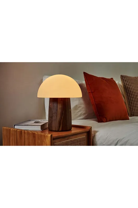 hnedá Led lampa Gingko Design Large Alice Mushroom Lamp