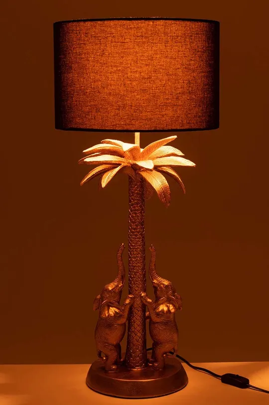 J-Line lampa stołowa : Materiał tekstylny, poliżywica
