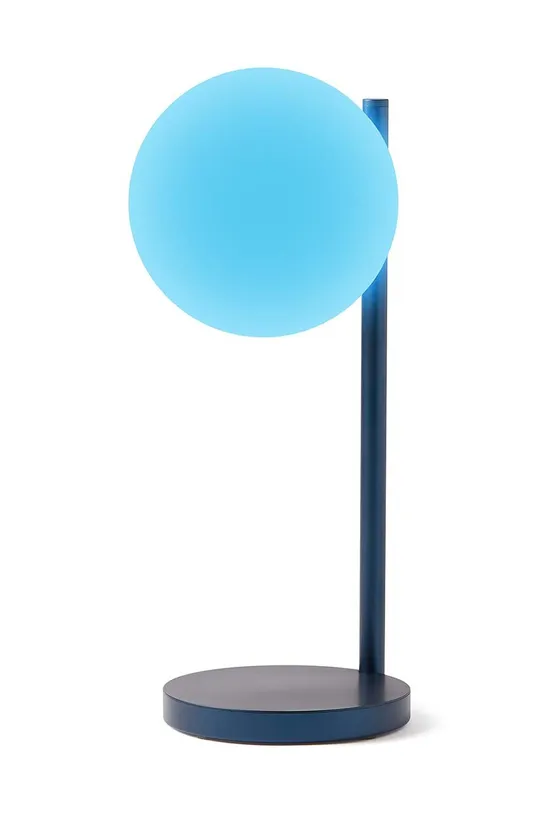 niebieski Lexon lampka z ładowarką bezprzewodową Bubble Lamp