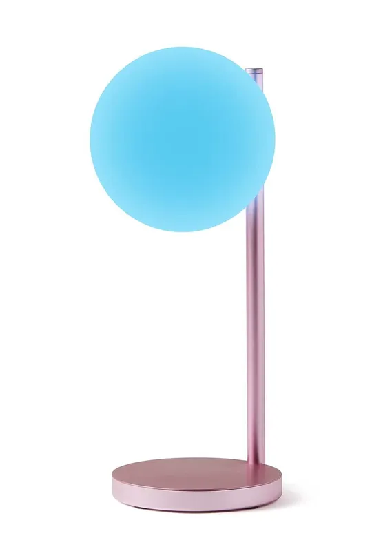 ροζ Λάμπα με ασύρματο φορτιστή Lexon Bubble Lamp