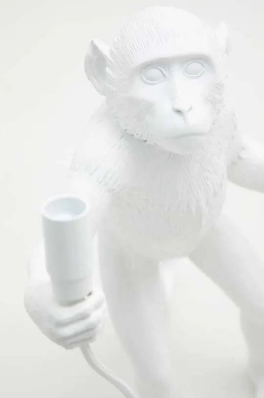 Seletti lampa stołowa Monkey Lamp Standing biały