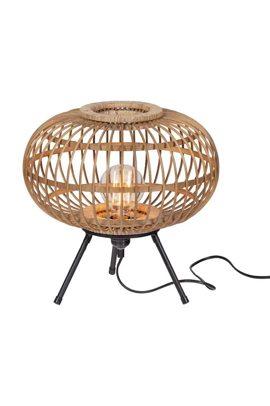 Basiclabel lampa stołowa Laut : Metal, Drewno bambusowe