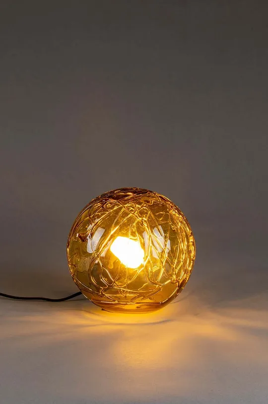 Dutchbone lampa biurkowa Lune 25 : Tworzywo sztuczne, Szkło