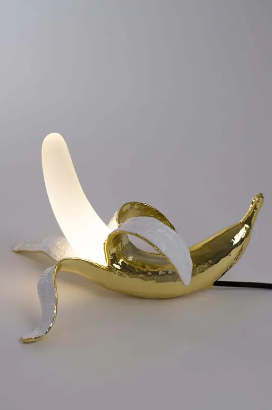 Seletti asztali lámpa Banana : üveg, Műanyag