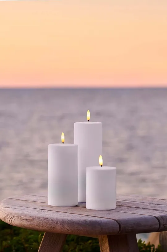 Sirius set candele led Sille pacco da 3 bianco