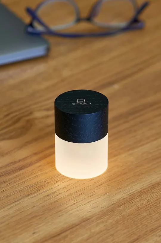 črna Led svetilka Gingko Design Mini Lemelia Light