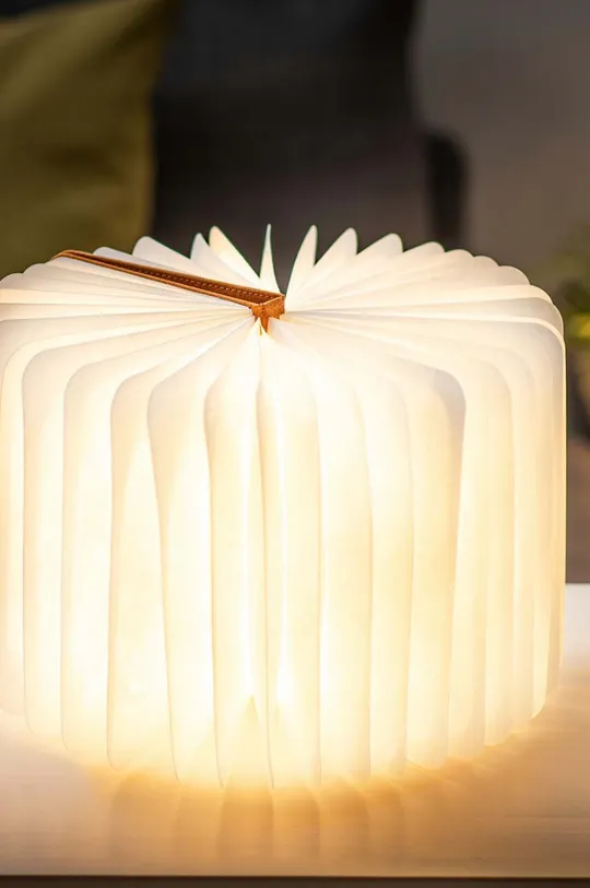 pomarańczowy Gingko Design lampa ledowa Large Fabric Book Light