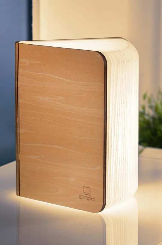 beige Gingko Design lampada a led Large Smart BookLight
