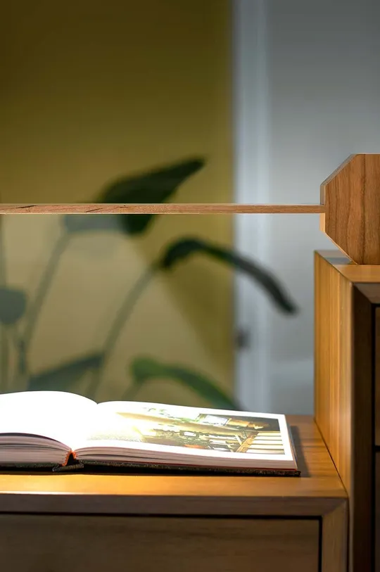 Gingko Design lampka bezprzewodowa z budzikiem Octagon Plus Clock Desk Light