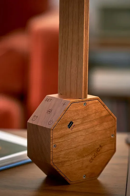 Бездротова лампа з будильником Gingko Design Octagon Plus Clock Desk Light