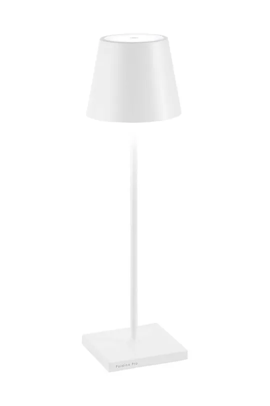 білий Світлодіодна бездротова настільна лампа Zafferano Poldina Pro Unisex