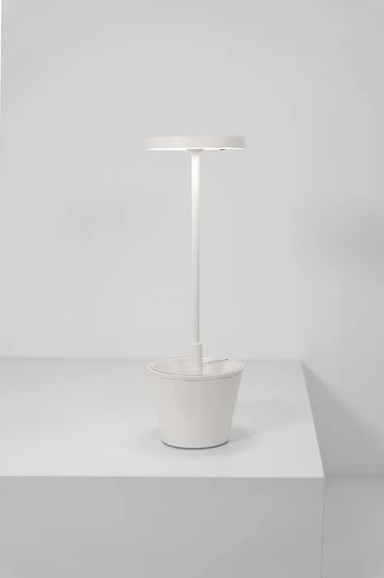 Світлодіодна бездротова настільна лампа Zafferano Poldina Reverso білий