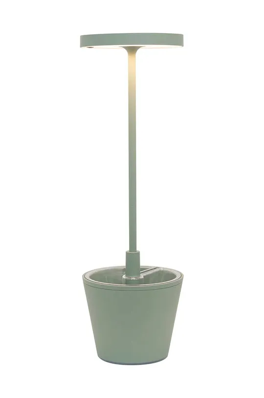 zelena Led brezžična namizna svetilka Zafferano Paldina Reverso Unisex