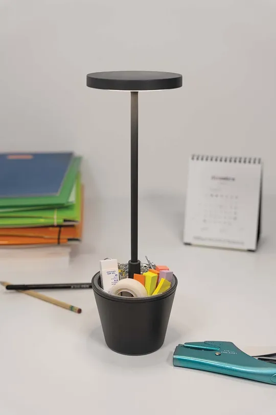 Zafferano lampa stołowa bezprzewodowa led Paldina Reverso : Aluminium, żywica termoplastyczna