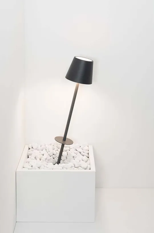 Бездротова світлодіодна лампа Zafferano Poldina Floor чорний