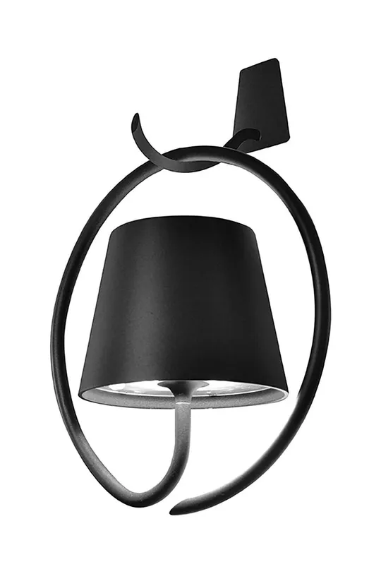 чорний Бездротова світлодіодна настінна лампа Zafferano Poldina Wall Unisex