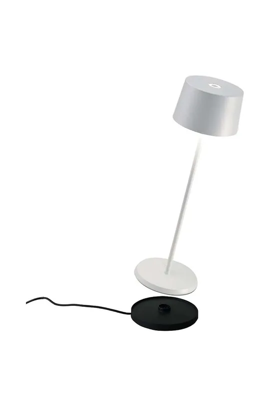 Zafferano lampada da tavolo wireless a led Olivia Pro bianco