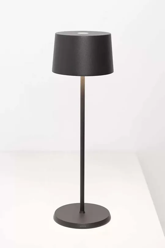 Brezžična namizna svetilka Zafferano Olivia Pro črna