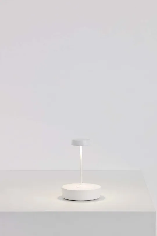 Led brezžična namizna svetilka Zafferano Swap Mini bela