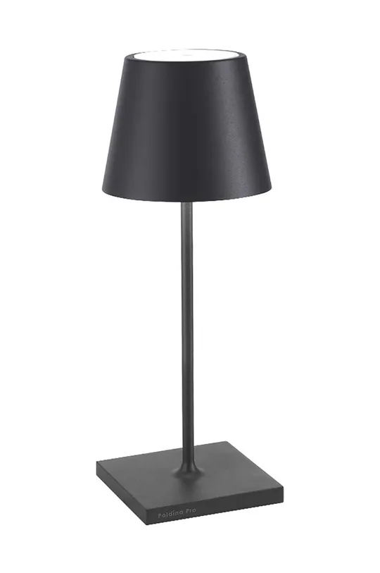 crna Bežična LED lampa Zafferano Poldina Pro Mini Unisex