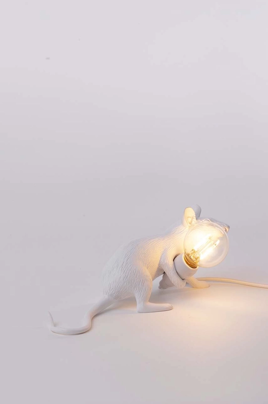 Επιτραπέζιο φωτιστικό Seletti Mouse Lamp Lop λευκό 15222