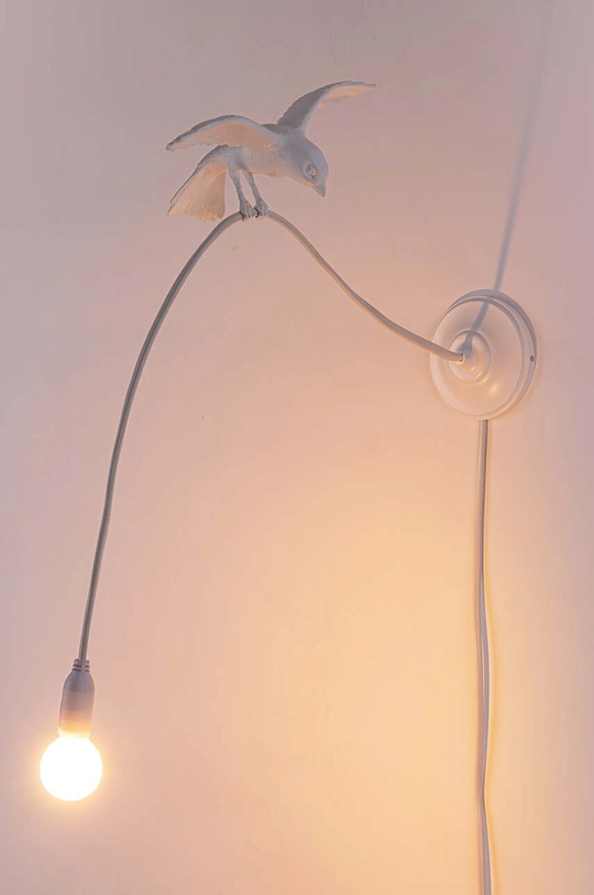 Seletti lampa ścienna Sparrow Lamp Wall Lamp - Cruising 15316 biały AA00