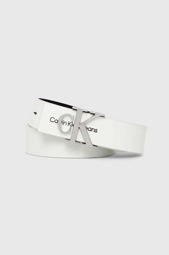 λευκό Δερμάτινη ζώνη Calvin Klein Γυναικεία
