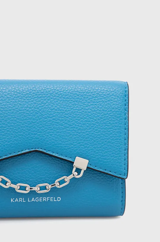 modrá Kožená peňaženka Karl Lagerfeld
