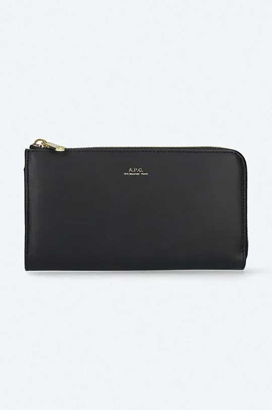 black A.P.C. leather wallet Lise Women’s