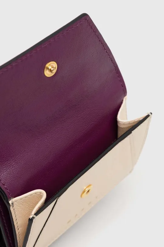 fialová Kožená peňaženka Marni