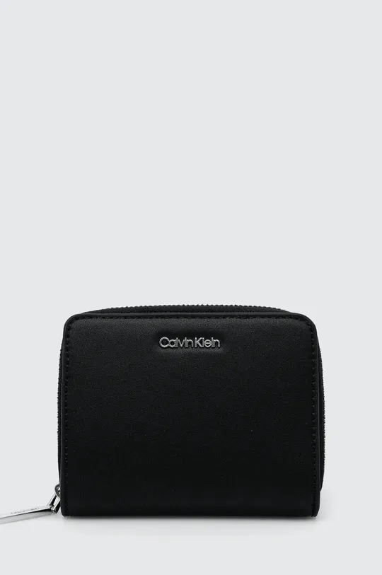 czarny Calvin Klein portfel Damski