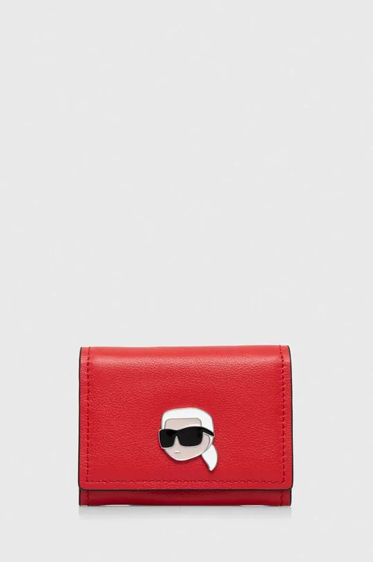 красный Кожаный кошелек Karl Lagerfeld Женский