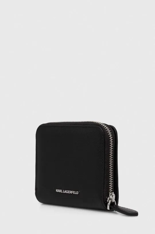 Kožená peňaženka Karl Lagerfeld čierna