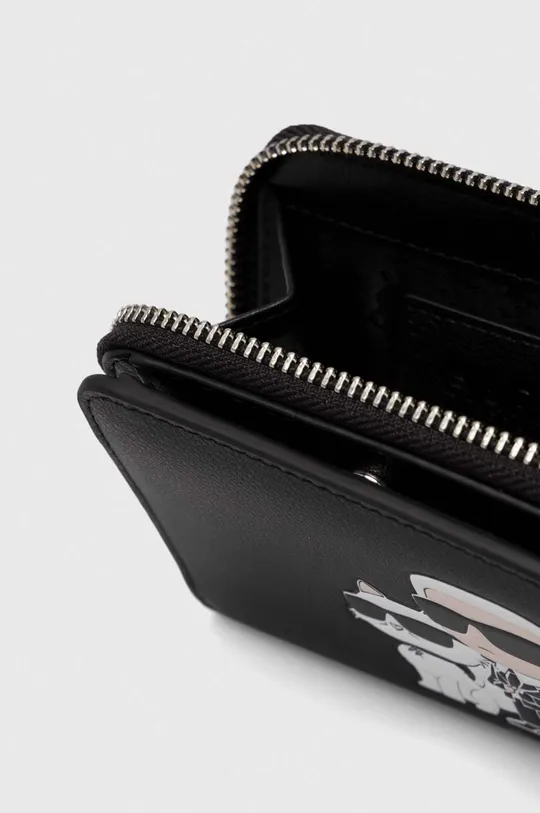 Kožená peňaženka Karl Lagerfeld Základná látka: 100 % Prírodná koža Podšívka: 100 % Recyklovaný polyester