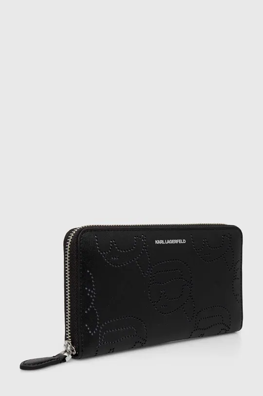 Kožená peňaženka Karl Lagerfeld čierna