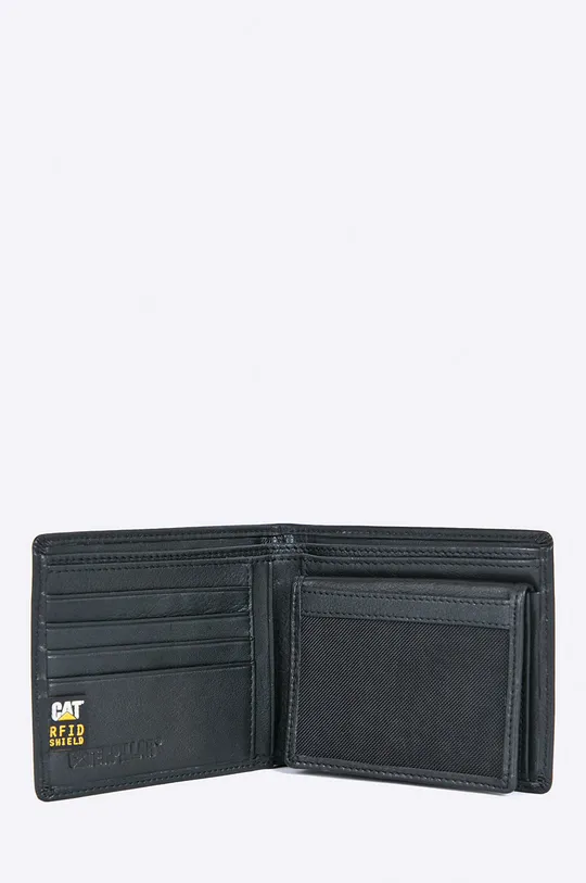 Caterpillar - Kožená peňaženka čierna
