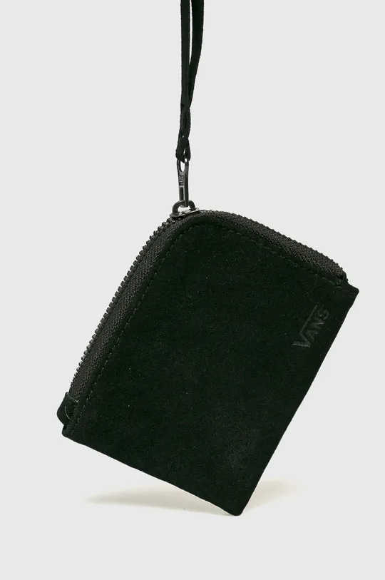 Vans - Шкіряний гаманець чорний