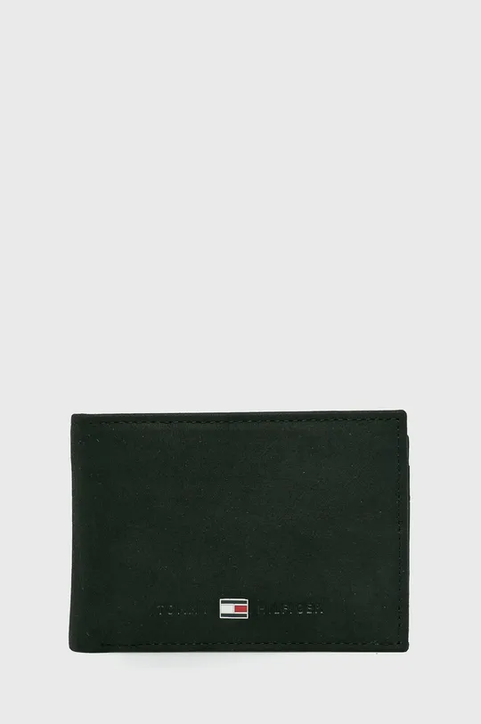 črna Tommy Hilfiger usnjena denarnica Johnson Mini Moški