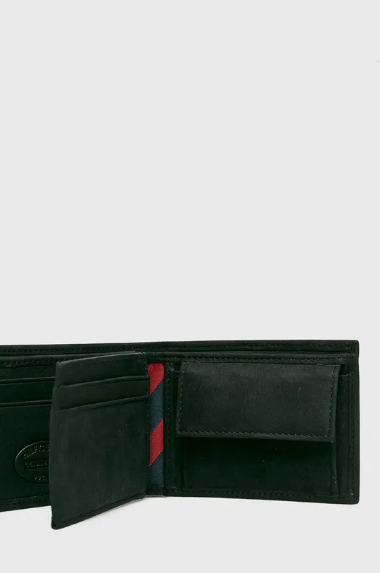 Tommy Hilfiger usnjena denarnica Johnson Mini črna