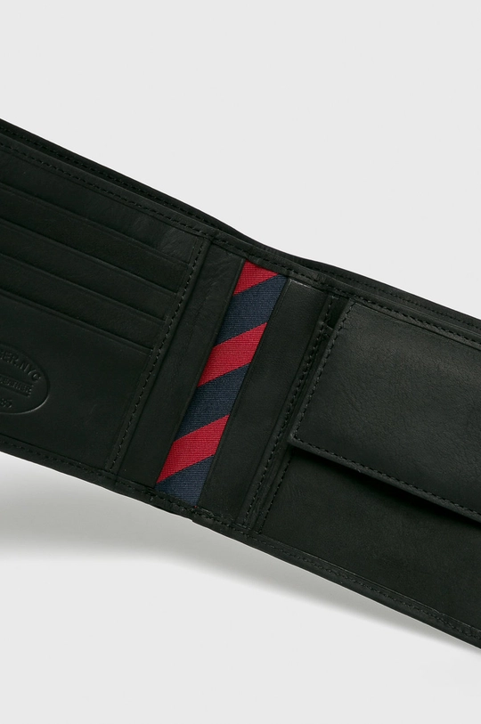 Tommy Hilfiger - Portfel skórzany Johnson AM0AM00659 czarny