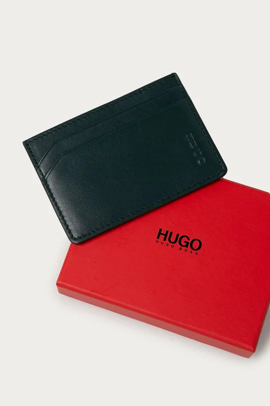 tmavomodrá Hugo - Kožená peňaženka