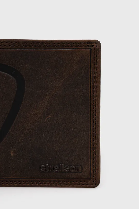 Usnjena denarnica Strellson  100% Naravno usnje