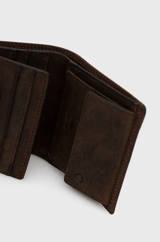 hnedá Kožená peňaženka Strellson
