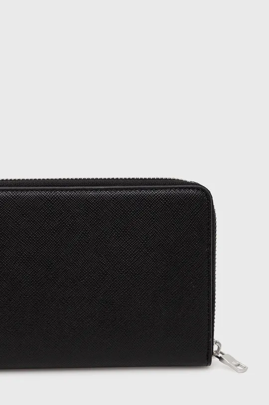 Armani Exchange bőr pénztárca fekete